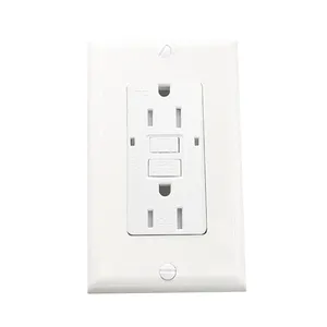 Prise GFCI 15A/125V inviolable, prise GFI duplex avec indicateur LED, qualité résidentielle et commerciale