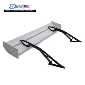 Aileron arrière style GTD V2 en fibre de carbone partielle, finition brillante/mate, tissage 3K/6K/12K pour Ford Mustang Gen6 Gen7 S550 S650 - Product Image 1