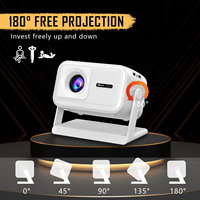 Proyektor Pintar SYTA/METAVELE SYX4 1080P Auto Focus Mini Home Theater Android 14 WiFi 6 OEM ODM Cetakan Pribadi