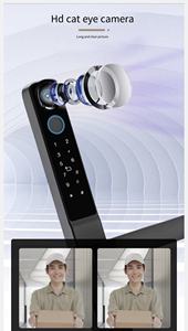 WiFi étanche Cerradura Inteligente coffre-fort principal serrure <span class=keywords><strong>de</strong></span> porte numérique empreinte digitale TTlock serrures intelligentes pour appartement avant interne - Product Image 6