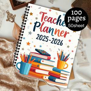 Agenda para Maestros 2026-2027, Encuadernada en Espiral, para Gestión y Seguimiento de Tareas, Personalizable, Bajo Pedido Mínimo - Product Image 2