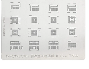 Mẫu hàn cầu <span class=keywords><strong>BGA</strong></span> Amaoe EMMC2/3 dành cho bộ nhớ <span class=keywords><strong>Flash</strong></span> <span class=keywords><strong>NAND</strong></span> EMMC EMCP UFS BGA162 BGA186 BGA254 BGA221 BGA153 BGA169 EMMC2 EMMC3 Plant Net - Product Image 5