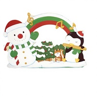 Cache-cache personnalisé en acrylique pour hamster, thème Noël, décoration de cage, maison de rangement pour petits animaux, lit pour animaux de compagnie