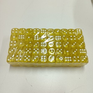 <span class=keywords><strong>Dés</strong></span> transparents colorés de 16 mm, <span class=keywords><strong>dés</strong></span> <span class=keywords><strong>en</strong></span> acrylique transparent à 6 faces avec points blancs pour jeux de société - Product Image 5