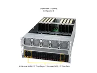 Serveur IA Supermicro AS-5126GS-TNRT 5U 8-GPU, double AMD EPYC 9005, 500W, PCIe 5.0, RTX 5090, pour Deep Learning, LLM, HPC, Centre de Données
