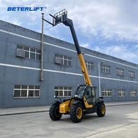 Chinesischer Kompakter Mini-Diesel 2,5 Tonnen 4 Tonnen Teleskoplader Gabelstapler für Kommunaltechnik und Landschaftsbau