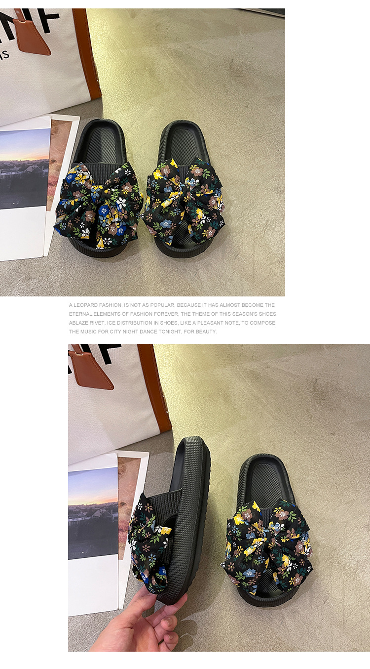 Women EVA Platform Slippers Cute Home Slides Summer Beach Sandals Fashion Flat Shoes