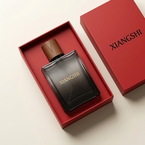 <span class=keywords><strong>Precio</strong></span> de Fábrica, Botella de Perfume de Vidrio Cuadrada Plana de Lujo de 100 ml, Degradado Negro Escarchado, Tapa Magnética de Madera, Pulverizador con Bomba Vacía - Product Image 1