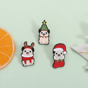 Металлическая брошь в виде собаки - Product Image 2