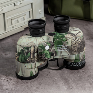 Jumelles de camouflage 10x50 mm avec boussole, étanches, flottantes, pour la chasse et les activités de plein air - Product Image 1