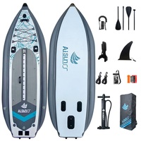 Kayak de pêche gonflable sur mesure OEM, nouvelle arrivée, planche de paddle gonflable flottante 600 lb, bateau de pêche pour tous les niveaux de compétence