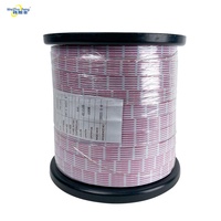 Cable Plano UL20080 con Clasificación de Temperatura 80, 99.9% Cobre Trenzado Puro, Aislamiento de PVC Codificado por Colores, 300V 28AWG