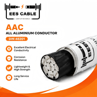Conducteur toronné tout aluminium DIN 48201 AAC, conducteur nu 16-1000mm² pour alimentation urbaine aérienne Aster AL3 Distribution EESCABLE