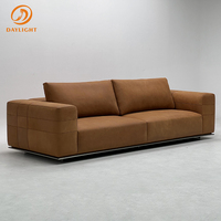 Italienische Villa Sofa garnitur Luxus moderne Leder modulare Sofa garnitur Wohnzimmer möbel Sofa