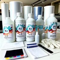 Tinta DTF Nano Anti Clogging Berkualitas Tinggi untuk Print Head Epson Phantom Audley Xeda Oric Pencetakan Tekstil Kain Nilon Poliester