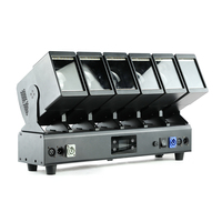 LEAHUA Bühnen licht 6x60W RGBW 4 in1 DMX Pixel Zoom Beam Wash LED Moving Head Matrix Licht mit Rücklicht für Party Dj Disco