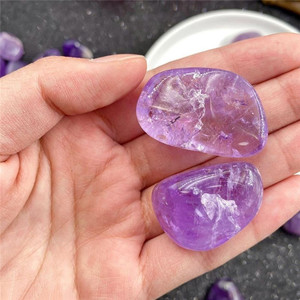 Cristalli Minerali Lucidati all'Ingrosso, Pietre Curative, Cristallo di Quarzo Naturale, <span class=keywords><strong>Ametista</strong></span> <span class=keywords><strong>Viola</strong></span> Levigata per Decorazione Casa - Product Image 3