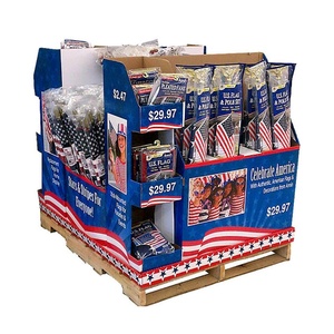 Beverages Soft <b>Drink</b> Cardboard Pallet Display <b>Stand</b> Corrugated PaperPrint Customized Surface Finish Material Paperboard - Product Image 5
