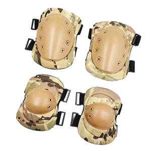 Genouillères tactiques légères et réglables, équipement de sécurité pour le travail, l'entraînement et le cyclisme, soutien tactique pour les genoux - Product Image 1