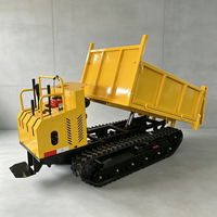Allrad-Raupentransporter 1 Tonne Kettenfahrzeug CD1000-H Hydraulischer Mini-Dumper 3 Vorwärts- + 1 Rückwärtsgang Diesel
