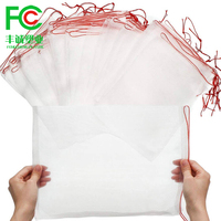Duurzame Uv Groene Mono Filament Netzak Voor Fruit Hdpe Netto Zakken Cover Met Groen Rood Zwart Trekkoorden