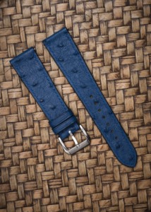 สายนาฬิกาลายนกกระจอกเทศแฟชั่นแบบบางใหม่ผลิตจากเวียดนามสายหนังแท้คุณภาพสูงหรูหราอเนกประสงค์ - Product Image 5