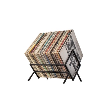 Counter Record Stand LP Display Vinyl Record Storage Rack Shelf Holder