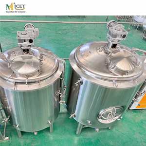 माइक्रोट 1000l 2000l स्टेनलेस स्टील मिश्रण टैंक पेय पदार्थों के साथ मिक्सर रस सोडा पानी भंडारण टैंक - Product Image 6