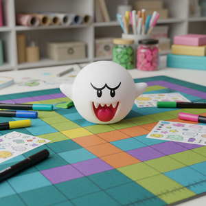 Lampes intelligentes pour la maison, lampe de nuit Super <span class=keywords><strong>Bros</strong></span> pour enfants, lumière décorative fantôme, lampe de <span class=keywords><strong>table</strong></span> LED en forme de point d'interrogation pour le jour de poisson d'avril - Product Image 4