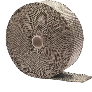 <span class=keywords><strong>Bande</strong></span> <span class=keywords><strong>isolante</strong></span> haute température en basalte pour échappement, réduit la chaleur du compartiment moteur, prévient les brûlures, pour tuyaux d'échappement de moto et de camion - Product Image 1