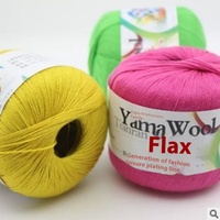 No. 5 Linen Lace Fancy Yarn Eco-Friendly Baby Coaster Yarn for Spring Summer Crochet Knitting Wholesale Manufacturer