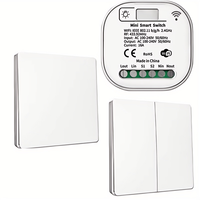 SIXWGH 100M gamme RF433 interrupteur d'éclairage à distance énergie cinétique IP44 environnement humide sûr 10A charge Durable pour un usage domestique 220V/240V Max