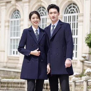 <span class=keywords><strong>Manteau</strong></span> en laine pour hommes et femmes, vêtements de travail professionnels rembourrés en coton pour l'hiver, vêtements de travail pour banque, boutique 4S, <span class=keywords><strong>manteau</strong></span> en laine. - Product Image 3