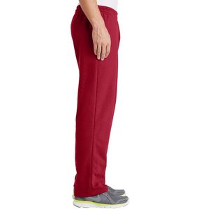 Pantalon de survêtement unisexe en molleton Eversoft à bas ouvert avec poches, coupe classique, évacuation de l'humidité, respirant, couleurs personnalisables, logo - Product Image 4