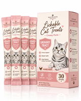 Friandises à lécher pour chats, soutien urinaire, saveur poulet, purée crémeuse, bien-être de la vessie, hydratation, nutrition quotidienne