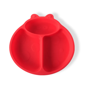 瓢虫造型分体婴儿盘防滑儿童用餐吸儿童硅胶婴儿盘套装 - Product Image 2