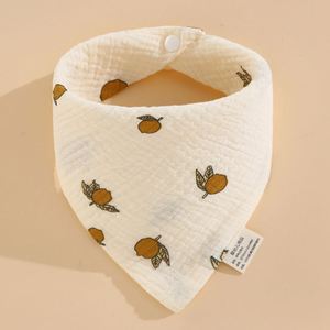 Centro comercial Venta caliente impermeable bebé bebés Bandana dentición baberos de algodón orgánico para bebé recién nacido - Product Image 6