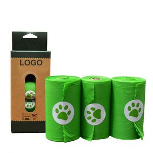 Custom logo Biodegradable Dog Poop <b>Bag</b> <b>Compostable</b> Poop <b>Bag</b> for Dags - Product Image 1