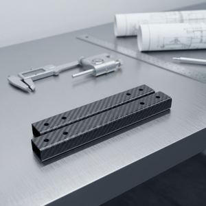 Tige carrée en feutre de carbone SHENYU 3K, haute résistance, légère, épaisseur 5 mm, pour cadres industriels, projets DIY et composants mécaniques - Product Image 3