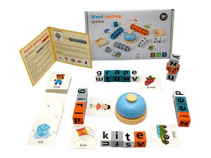 Jouet éducatif pour enfants, puzzle en bois, alphabet, cognition, jeu d'<span class=keywords><strong>orthographe</strong></span>, 26 lettres de l'alphabet anglais - Product Image 2