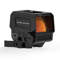1x20 Red Dot Optic Sight Warna Baru IPX5 Tahan Air Aluminium Taktis Red Dot