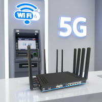Router 5G Tangguh MT7981B Chipset Utama 2.4G 5.8G Wifi Openwrt Wifi6 Slot Kartu Dual Sim 4G LTE Bonding