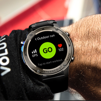 Montre connectée GPS 2025 en gros d'usine avec écran AMOLED 1,43'', batterie 500 mAh, étanchéité 5 ATM, boussole, altimètre, assistant vocal IA pour activités de plein air
