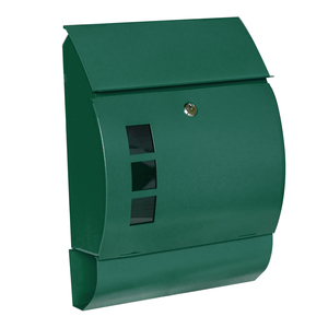 Boîte <span class=keywords><strong>aux</strong></span> <span class=keywords><strong>lettres</strong></span> moderne en métal pour le jardin extérieur Boîte de dépôt murale pour la poste <span class=keywords><strong>aux</strong></span> <span class=keywords><strong>lettres</strong></span> <span class=keywords><strong>Plaque</strong></span> en acier galvanisé, acier 0.7mm (solide) - Product Image 1