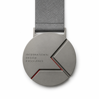 Médailles en métal doré, médaille de ping-pong, lettrage gravé sur métal, alliage de zinc, bords polis pour événements sportifs et tournois