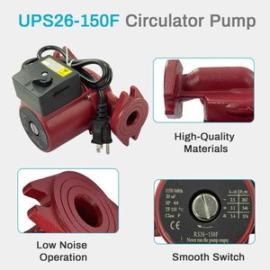 ปั๊มหมุนเวียน 3 สปีด 1/3 แรงม้า 115 โวลต์ ทำจากเหล็กหล่อ ใช้แทน Grundfos 95906630 UPS26-150F - Product Image 3