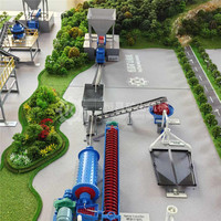 Usine mobile de traitement de roches dures pour l'extraction d'or, capacité 1 tonne par heure