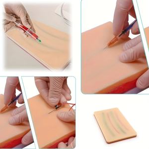 Tikar latihan injeksi pembuluh darah, bantalan latihan injeksi Model darah untuk berlatih menggambar rumah sakit, pembuluh darah - Product Image 1