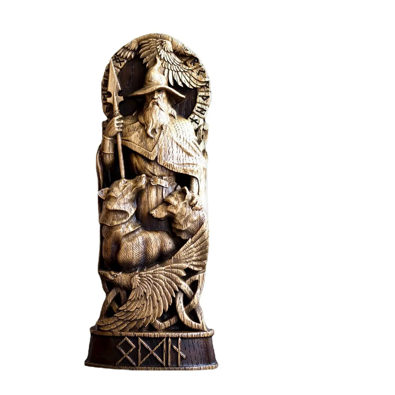 Donder God Thor Tuin Huisaltaar Heidens Decoraties Godin Figuur Nordic Griekse Mythologie Goden Beeldhouwbeeld