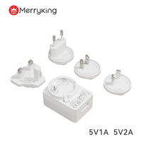 Adaptateur secteur 100-240 V, sortie 5 V 0-4000 mA avec certification IEC 60601-1, EN 60601-1, UL 60601-1